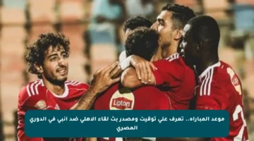 موعد المباراة.. تعرف على توقيت ومصدر بث لقاء الأهلي ضد إنبي في الدوري المصري